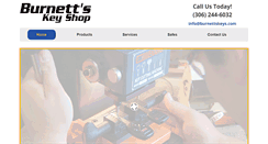 Desktop Screenshot of burnettskeys.com