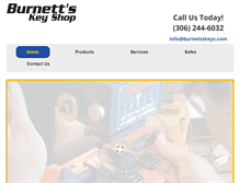 Tablet Screenshot of burnettskeys.com